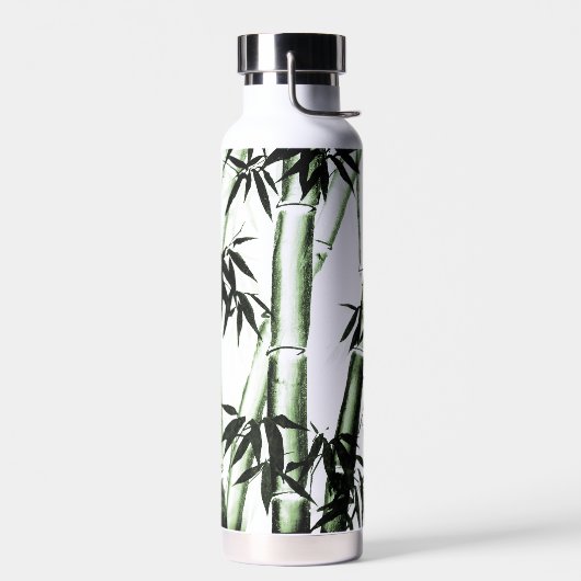 Bamboo Chinesische Kunst - eins - grün Trinkflasche (Links)
