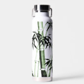Bamboo Chinesische Kunst - eins - grün Trinkflasche (Vorne)