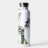 Bamboo Chinesische Kunst - eins - grün Trinkflasche (Rechts)
