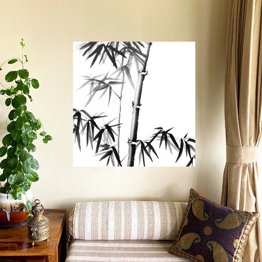 Bamboo - chinesischer Stil - uneingerahmt Poster