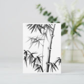 Bamboo - chinesischer Stil - uneingerahmt Postkarte (Stehend Vorderseite)