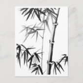 Bamboo - chinesischer Stil - uneingerahmt Postkarte (Vorderseite)