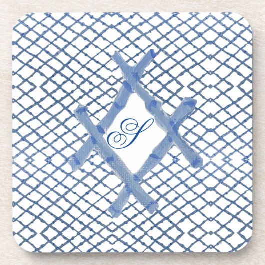 Bamboo Chinoiserie Ginger Jar Jars Set 6 Getränkeuntersetzer (Vorderseite)