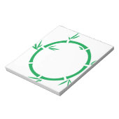 Bamboo Circle Notizblock (Rotiert)