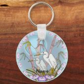 Bamboo Cranes Schlüsselanhänger (Vorderseite)