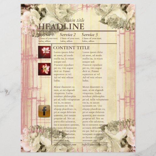 Bamboo & Cream - Flyer (Vorne)