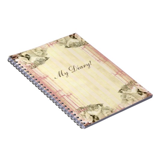 Bamboo & Cream - Notebook Notizblock (Rechte Seite)