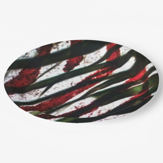 Bamboo Crossing Pappteller (Schrägansicht)