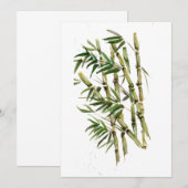 Bamboo Dankeskarte (Vorne/Hinten)