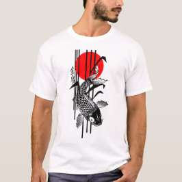 Bamboo Design - Nishikigoi - Koi Fisch 3 T - Shirt