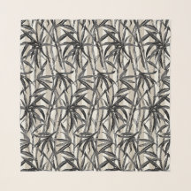 Bamboo Dschungel Hawaiian Stripe - Schwarz