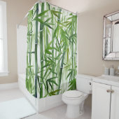 Bamboo-Duschvorhang Duschvorhang (Beispiel)