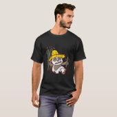 Bamboo Eating Panda Bauer Baseball T-Shirt (Vorne ganz)