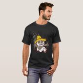 Bamboo Eating Panda Bauer T-Shirt (Vorne ganz)