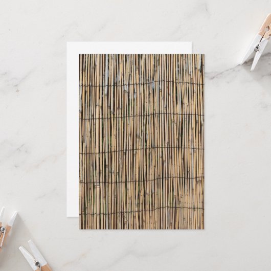 Bamboo Einladung (Vorderseite/Rückseite Beispiel)