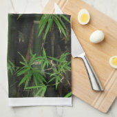 Bamboo ... Fao Rai, Nong Khai, Isaan, Thailand Geschirrtuch (Viertel Falte)