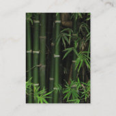 Bamboo ... Fao Rai, Nong Khai, Isaan, Thailand Visitenkarte (Rückseite)