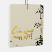 Bamboo fischen Vietnams New Year Square CO Keramikornament (Rechts)