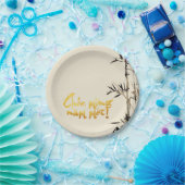 Bamboo Fish Vietnamesisch Lunar New Year PP Pappteller (Party)