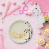 Bamboo Fish Vietnamesisch Lunar New Year PP Pappteller (Party)