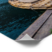 Bamboo-Floß im Khao Sok Nationalpark Thailand Poster (Ecke)