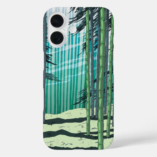 Bamboo Forest Case-Mate iPhone Hülle (Rückseite)