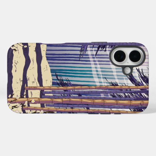 Bamboo Forest Case-Mate iPhone Hülle (Rückseite (Horizontal))