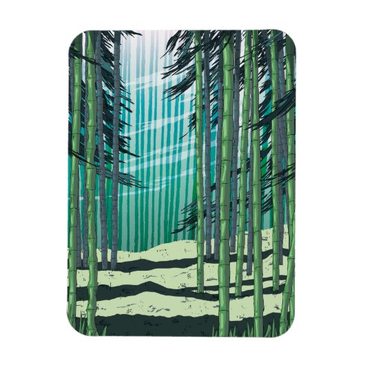 Bamboo Forest Magnet (Vertikal)