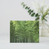 Bamboo Forest Postkarte (Stehend Vorderseite)