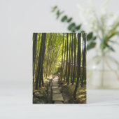 Bamboo Forest Postkarte (Stehend Vorderseite)