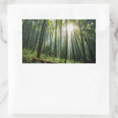 Bamboo Forest Rechteckiger Aufkleber (Tasche)