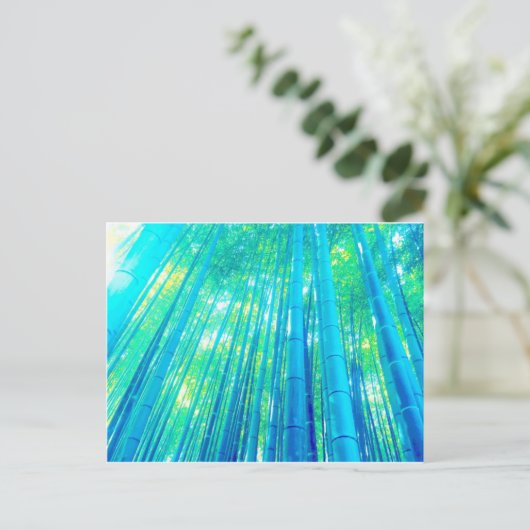 Bamboo Forest Series Postkarte (Stehend Vorderseite)