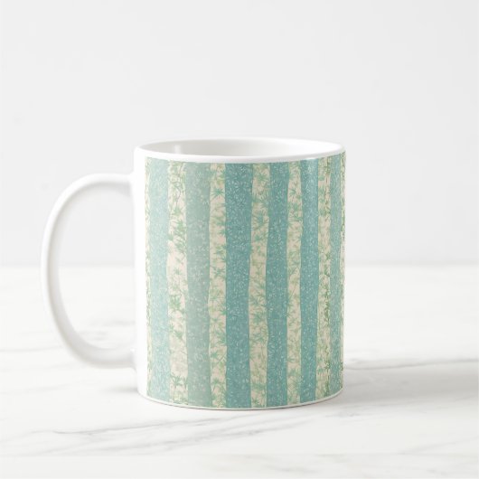 Bamboo Forest Stripe - Jade Breeze Mug Kaffeetasse (Links)
