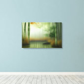 Bamboo Forest | Traditionelle chinesische Malerei Leinwanddruck (Insitu (Holzboden))