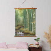 Bamboo Forest | Traditionelle chinesische Malerei Wandteppich Mit Holzrahmen (Schlafzimmer)