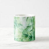 Bamboo Forest Watercolor Kaffeetasse (Mittel)