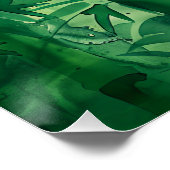 Bamboo Forest Watercolor Poster (Ecke)