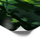 Bamboo Forest Watercolor Poster (Ecke)