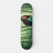 Bamboo Forest with Dark Woman Skateboard (Vorderseite)