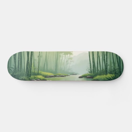 Bamboo Forest with River Skateboard (Horizontal)