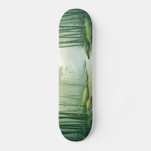 Bamboo Forest with River Skateboard (Vorderseite)