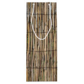 Bamboo Geschenktüte Für Weinflaschen (Rückseite)