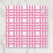 Bamboo & Grosgrain Personalisiertes Geschenk oder  Geschenkanhänger (Rückseite)