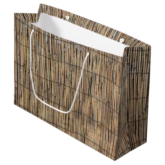 Bamboo Große Geschenktüte (Vorderseite Schrägansicht)