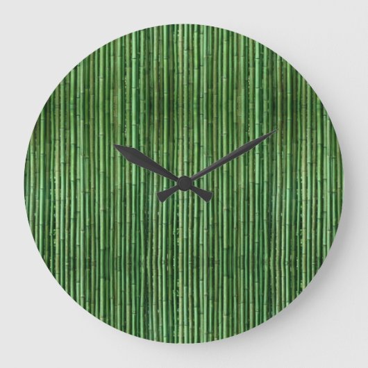 Bamboo Große Wanduhr (Vorderseite)