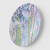 Bamboo Große Wanduhr (Winkel)