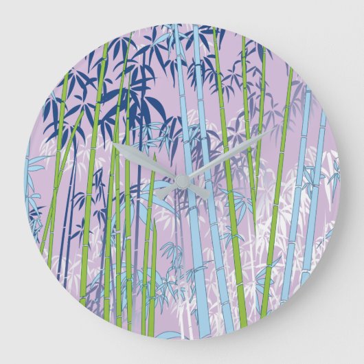 Bamboo Große Wanduhr (Vorderseite)