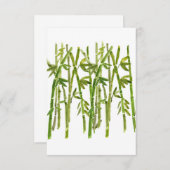 Bamboo Group sagt Danke Karte (Vorne/Hinten)