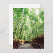 Bamboo Grove | Arashiyama, Kyoto, Japan Postkarte (Vorne/Hinten)