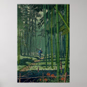 Bamboo Grove von Saga Fujishima Takeji Poster (Vorne)